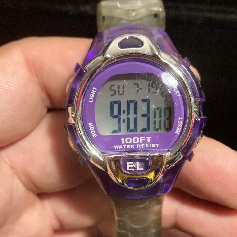 Women’s Purple Digital Watch